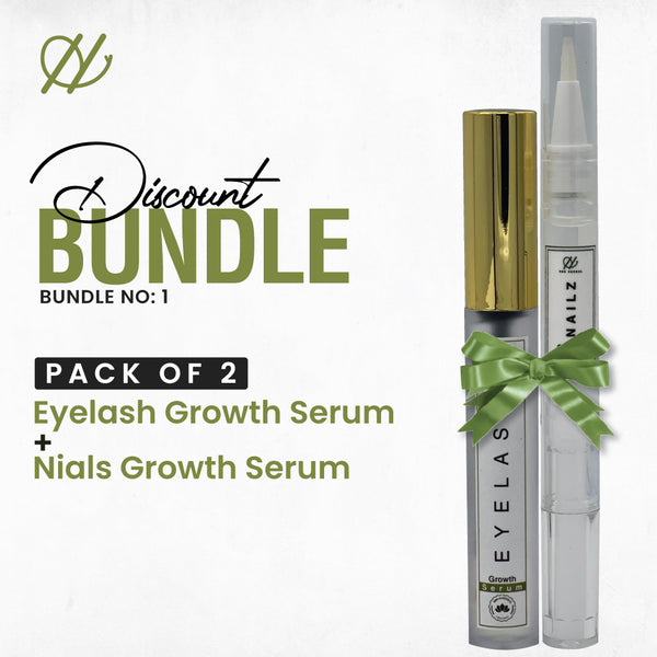 EyeLash & Nail Growth Serums (Pack of 2)